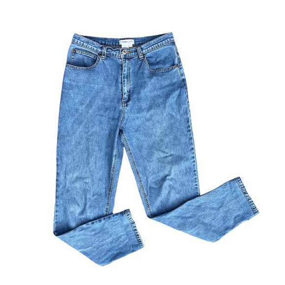 Coldwater Creek High Waisted Straight Leg Mom Medium Wash Denim Jeans Size 6 - Picture 3 of 10